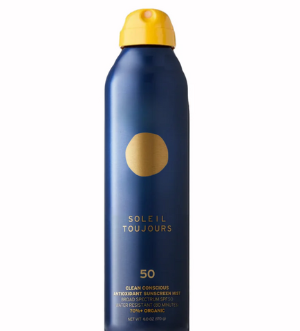 Soleil Toujours Clean Conscious Body Sunscreen Mist SPF 50 , 6oz