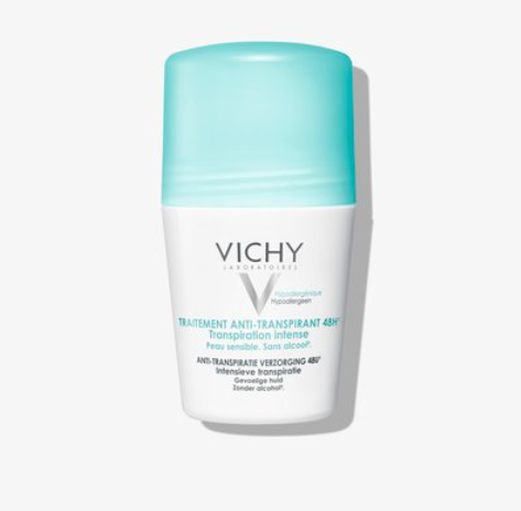 VICHY DÉODORANTS TRAITEMENT ANTI-TRANSPIRANT 48H -TRANSPIRATION INTENSE - ROLL-ON
