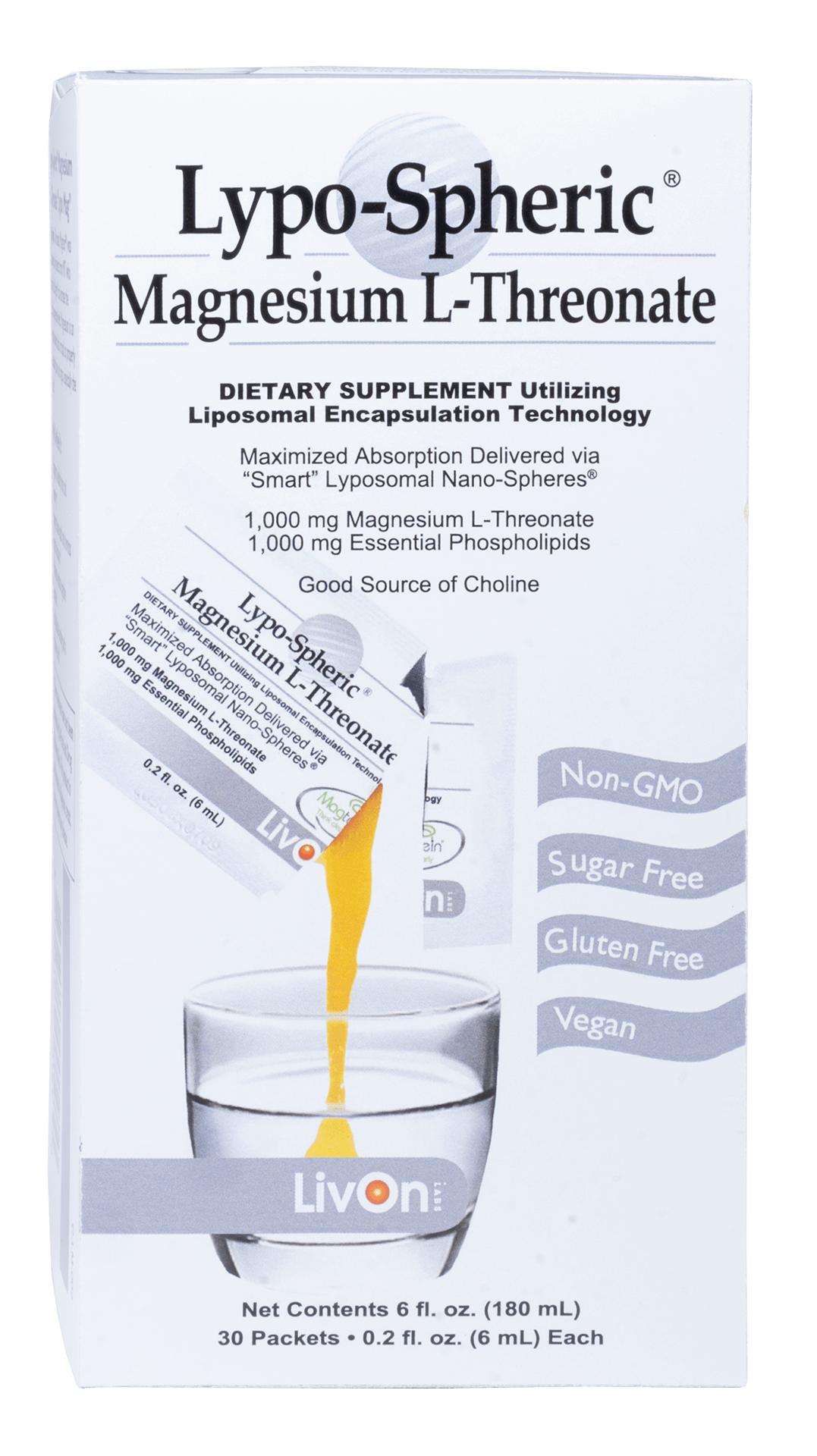 LivOn LIPOSOMAL MAGNESIUM L-THREONATE