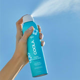 Coola Classic Body Organic Sunscreen Spray SPF 50 Fragrance Free , 6 oz