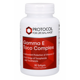Protocol  Gamma E Toco Complex 300 mg , 90 softgels