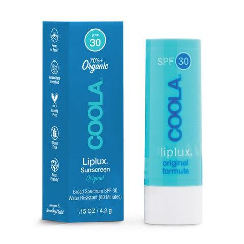 Coola  Liplux Organic Lip Balm Sunscreen SPF 30 - Original , 0.15oz