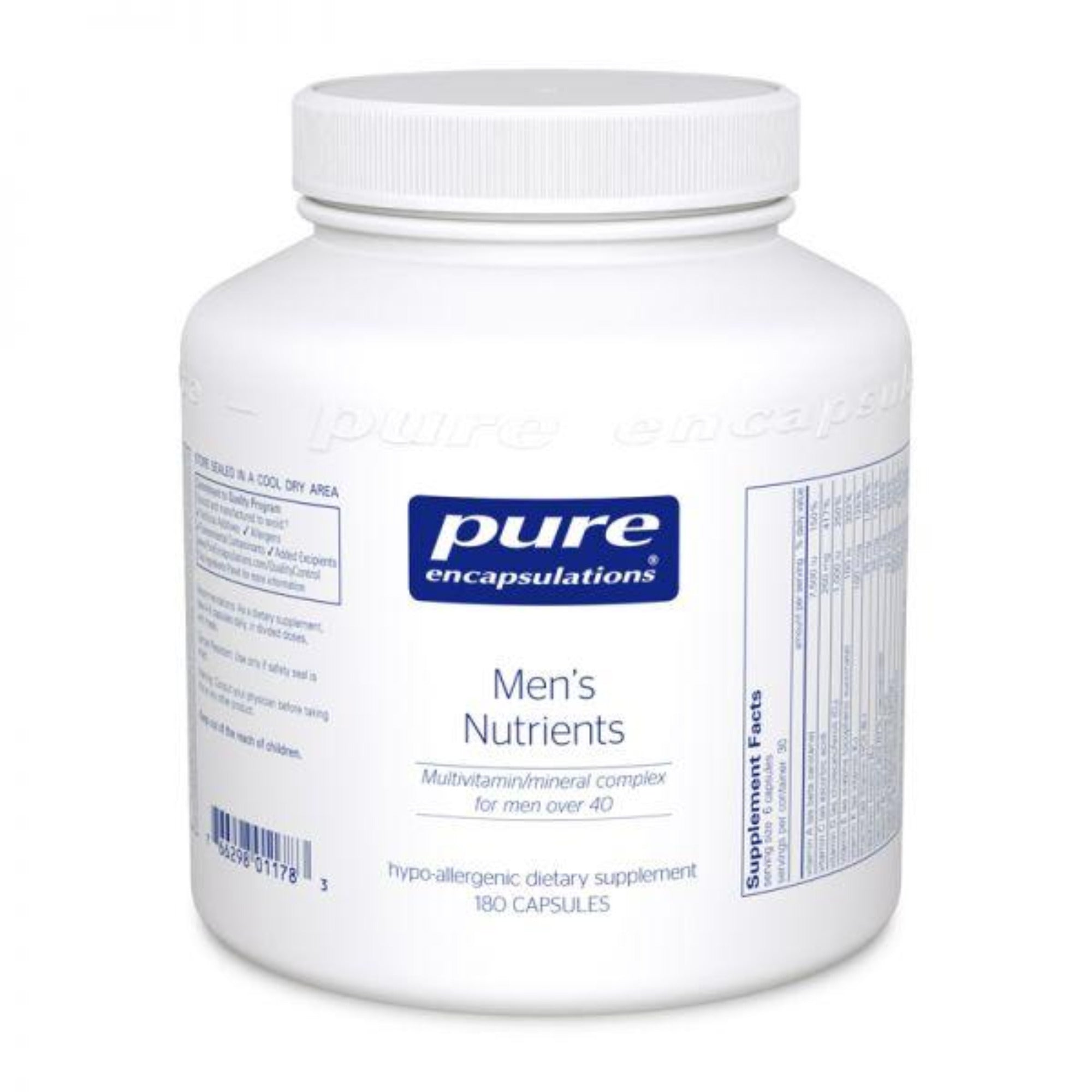 Pure Encapsulations - Women's Nutrients - Hypoallergenic  Multivitamin/Mineral Complex for Women* - 180 Vegetable Capsules